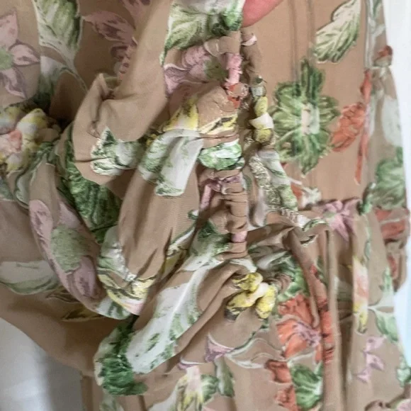 MAKE IT OBVIOUS DRESS MOCHA  Hello Molly mini dress size US 2 open back - Picture 10 of 13